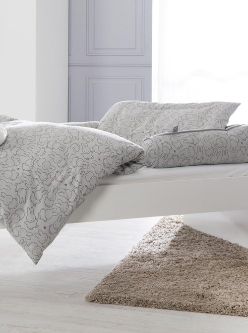ROBA Serpent de lit bébé miffy® - 170 cm - Convient comme coussin d'allaitement - Gris clair - Kiabi