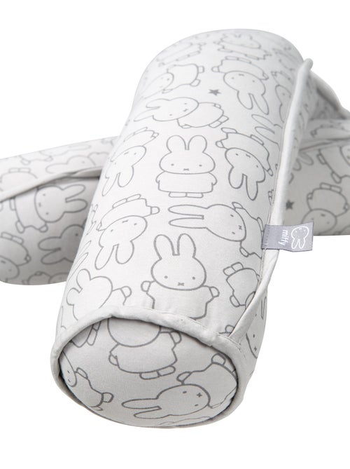 ROBA Serpent de lit bébé miffy® - 170 cm - Convient comme coussin d'allaitement - Gris clair - Kiabi