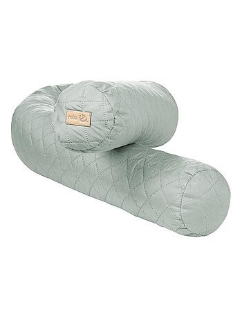 ROBA Serpent de Lit Bébé "roba Style" - 170 cm - Avec Visage d'Ours - Bleu Clair