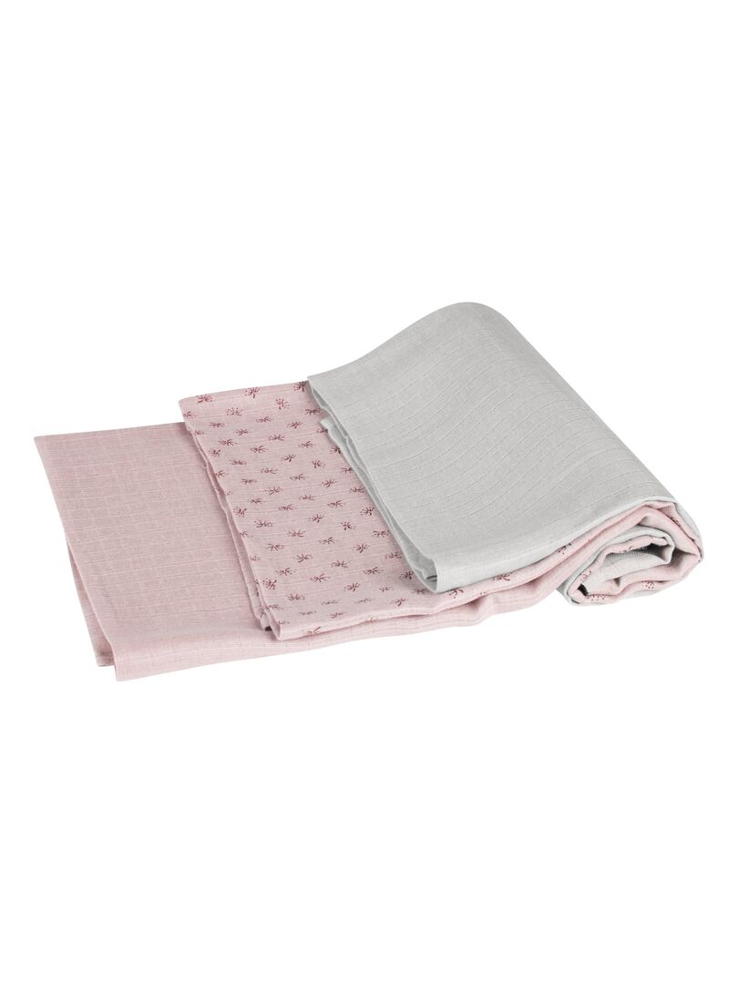 ROBA Set de couches bio de 3 pièces "Lil rose Rose Kiabi