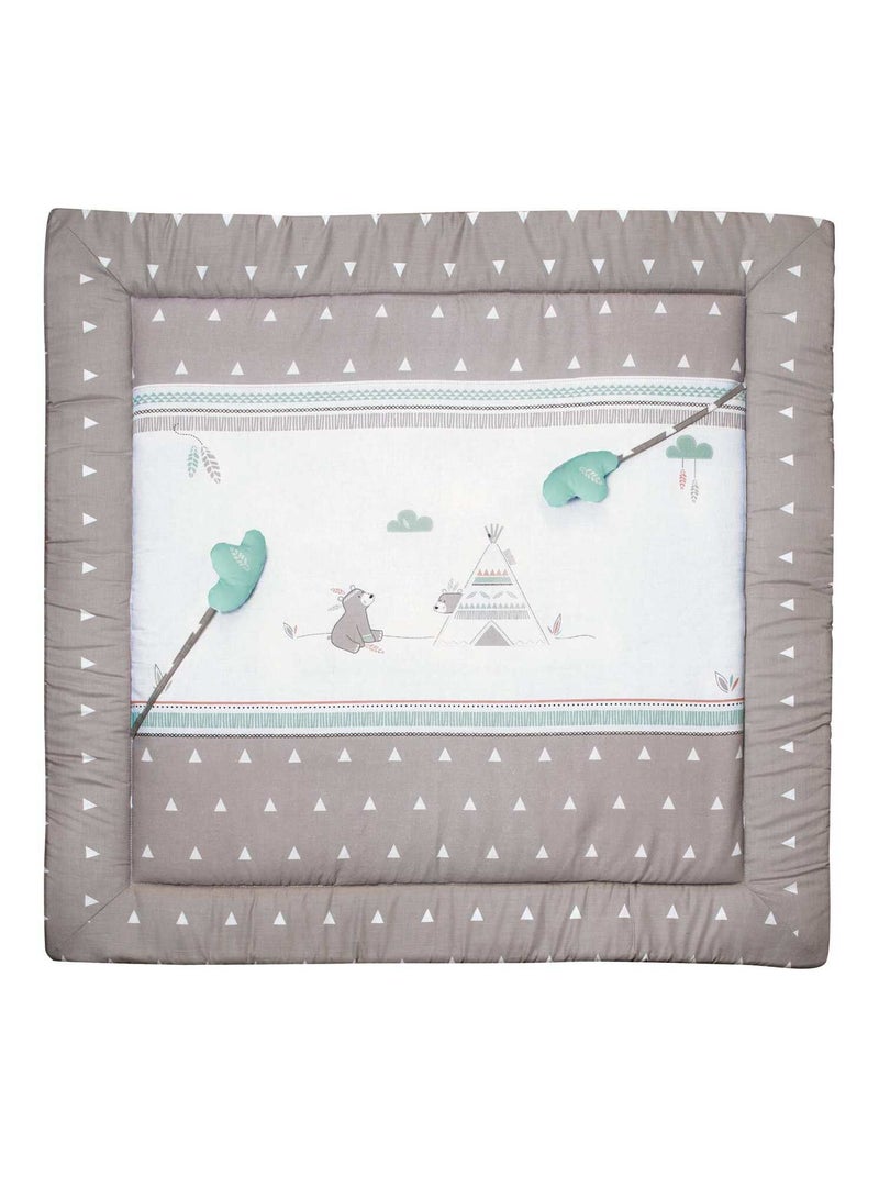 ROBA Tapis D'éveil "Indibear" - 100 x 100 - Revêtement Pour Parc D'enfant Marron - Kiabi