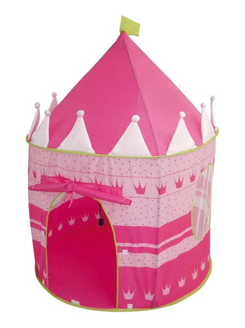 ROBA Tente de Jeu Enfant "Schloss" - Château de Princesse + Sac - Rose - Kiabi