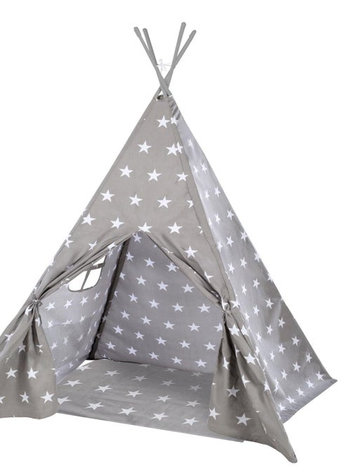 ROBA Tente de Jeu "Little Stars" + Sac de Transport - pour Chambre d'Enfant et Extérieur - Kiabi