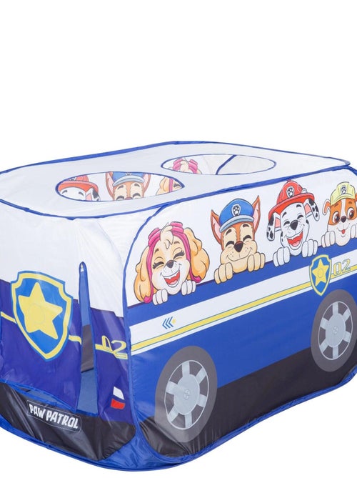 ROBA Tente de Jeu pour Enfant 'Paw Patrol' - Tente Pop Up en Forme de Voiture - Bleu - Blanc - Kiabi