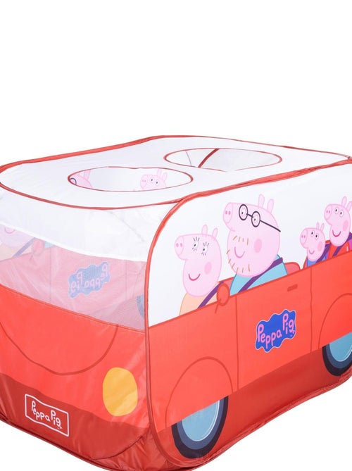 ROBA Tente de Jeu pour Enfant 'Peppa Pig' - Tente Pop Up en Forme de Voiture - Rouge - Blanc - Kiabi