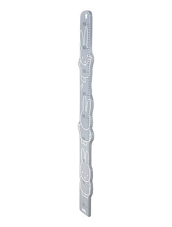 ROBA Toise "miffy®" – Échelle jusqu'à 150 cm pour enfant – Blanc/gris