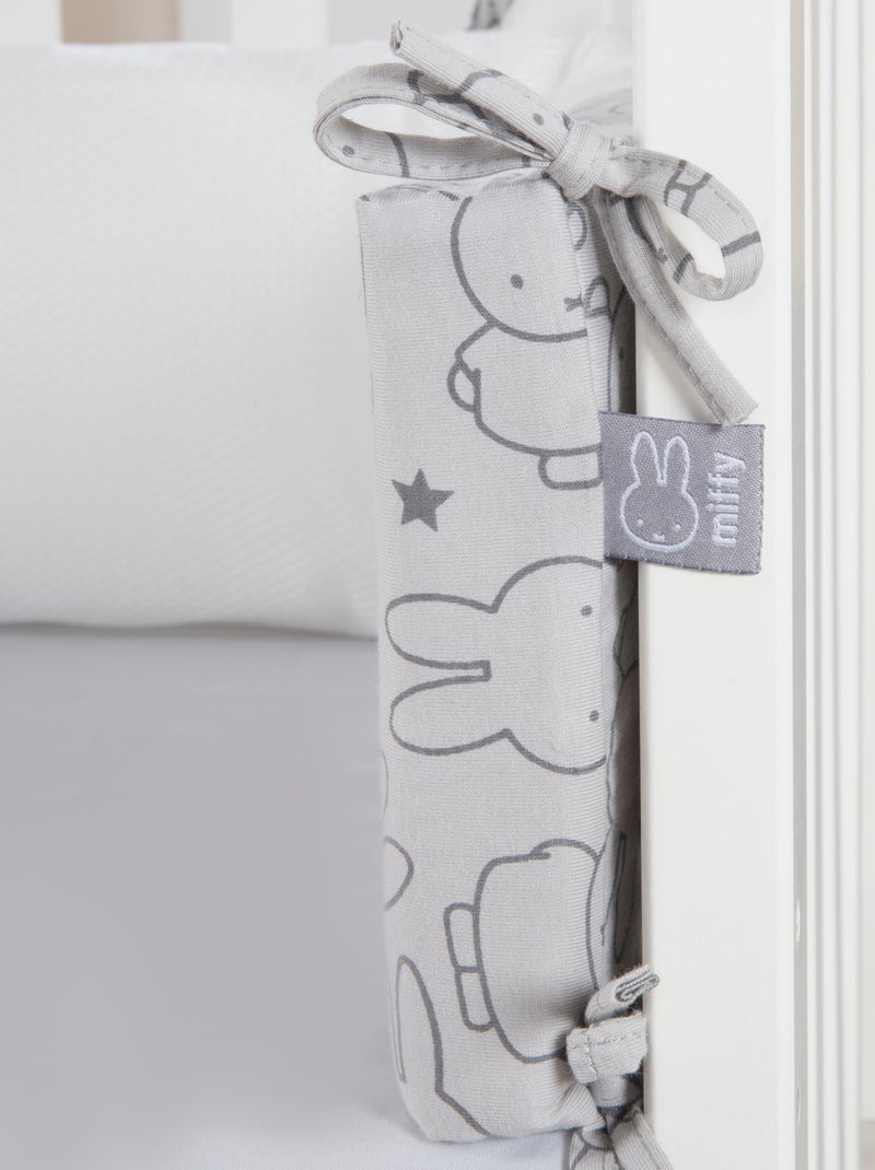ROBA Tour de Lit Bébé "safe asleep®" - Air Plus "miffy®" - Gris  Gris - Kiabi