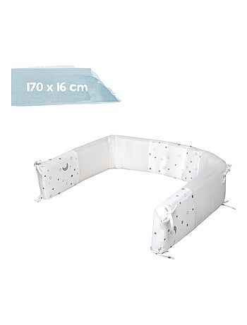 ROBA Tour de Lit Bébé "safe asleep®" - Air Plus "Sternenzauber" - Blanc