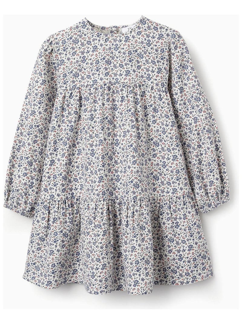Robe 100% coton, floral FRENCH CONNECTION Blanc - Kiabi