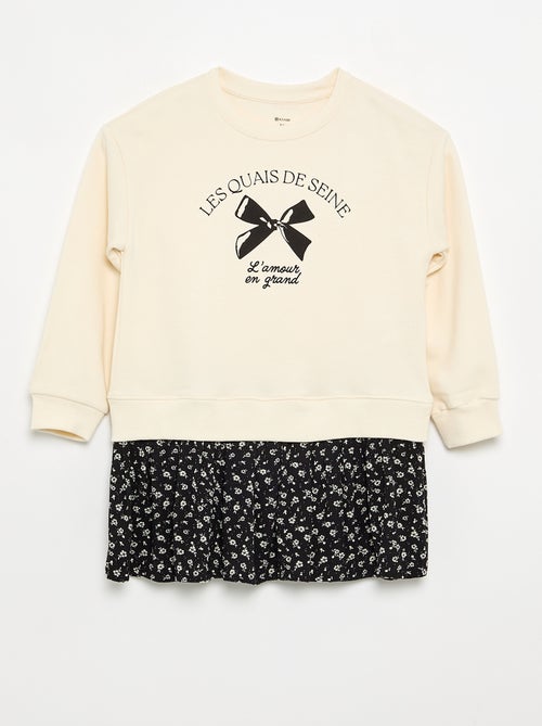 Robe 2 en 1 avec partie sweat-shirt - Kiabi