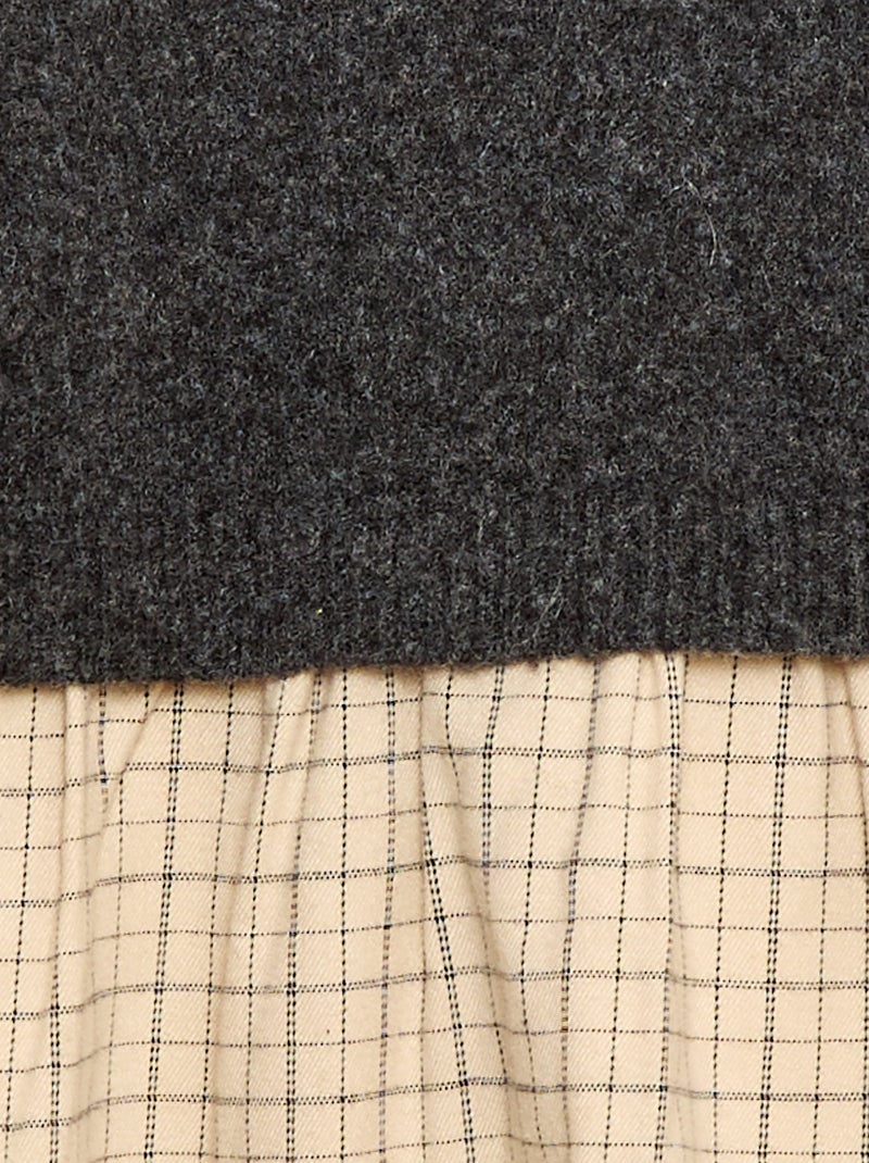 Robe 2 en 1 Beige - Kiabi