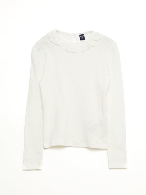 Robe 2 en 1 en velours avec strass - Kiabi