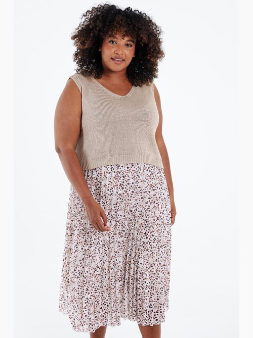 Robe 2 en 1 imprimé léopard PAPRIKA - Kiabi