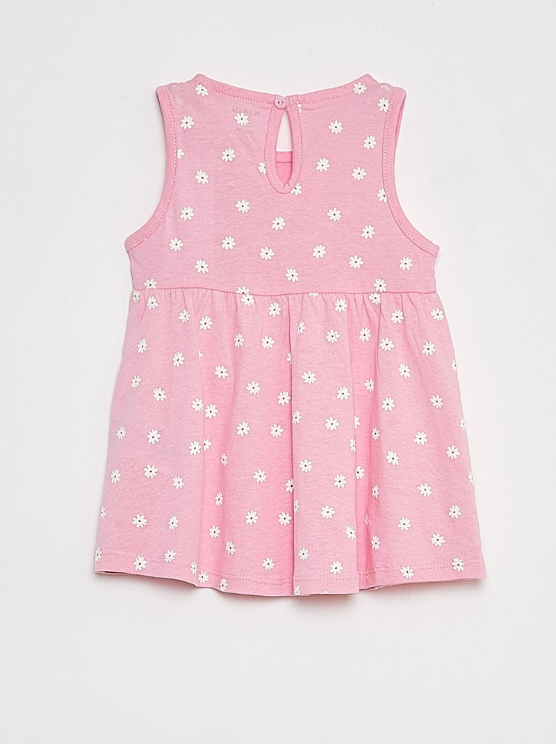 Robe à bretelles avec imprimé ROSE - Kiabi