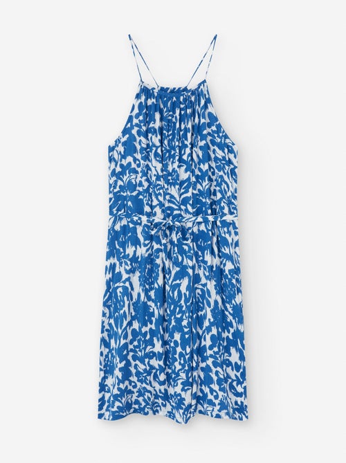 Robe à Bretelles avec Motif Floral - Kiabi