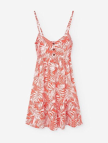 Robe à Bretelles avec Motif