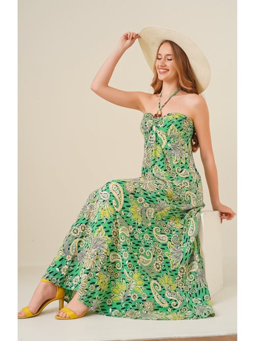 Robe à bretelles avec Motifs - Kiabi