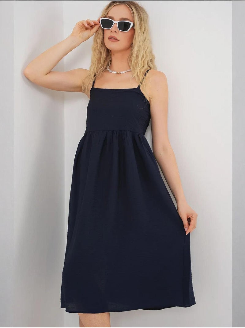 Robe à bretelles ayrobin bdart Bleu marine - Kiabi