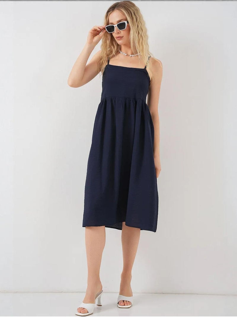 Robe à bretelles ayrobin bdart Bleu marine - Kiabi