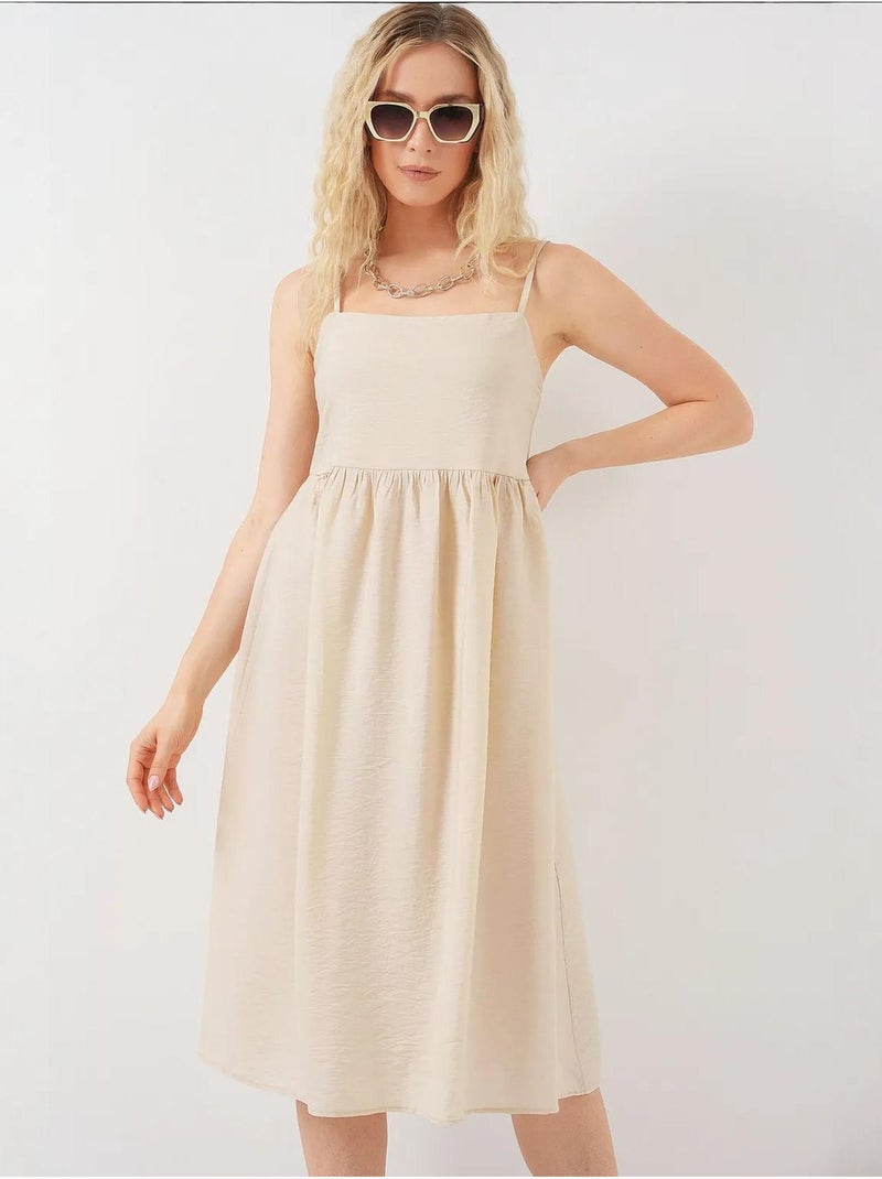 Robe à bretelles ayrobin bdart Crème - Kiabi