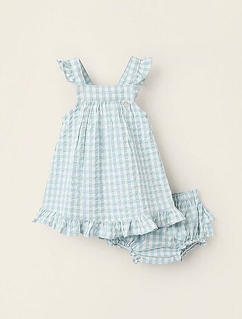 Robe à Bretelles + Bloomer Vichy Brothers & Sisters