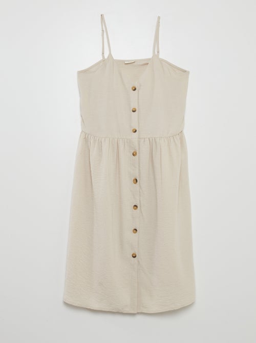 Robe à bretelles boutonnée 'JDY' - Kiabi