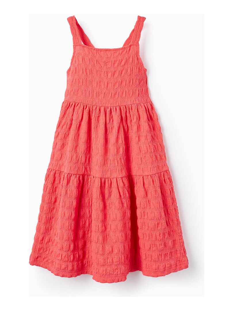 Robe De Bal Sans Bretelles Mon Cheri - Corail - Taille 4 - Longueur Longue - Occasion Très Bon état