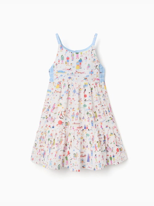 Robe à bretelles en coton avec imprimé Carolina Celas x Zippy - Kiabi Robe à bretelles en coton avec imprimé Carolina Celas x Zippy - Kiabi