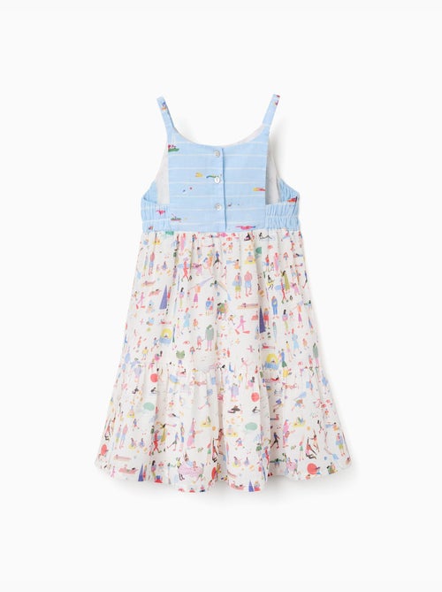 Robe à bretelles en coton avec imprimé Carolina Celas x Zippy - Kiabi Robe à bretelles en coton avec imprimé Carolina Celas x Zippy - Kiabi