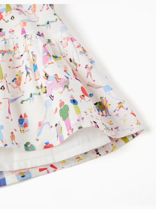 Robe à bretelles en coton avec imprimé Carolina Celas x Zippy - Kiabi Robe à bretelles en coton avec imprimé Carolina Celas x Zippy - Kiabi