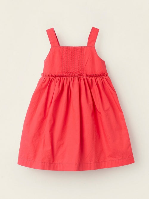 Robe à Bretelles en Popeline - Kiabi