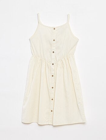 Robe à bretelles en tencel