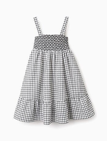 Robe à Bretelles Motif Vichy