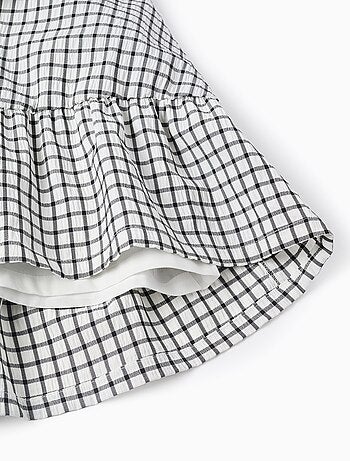 Robe à Bretelles Motif Vichy