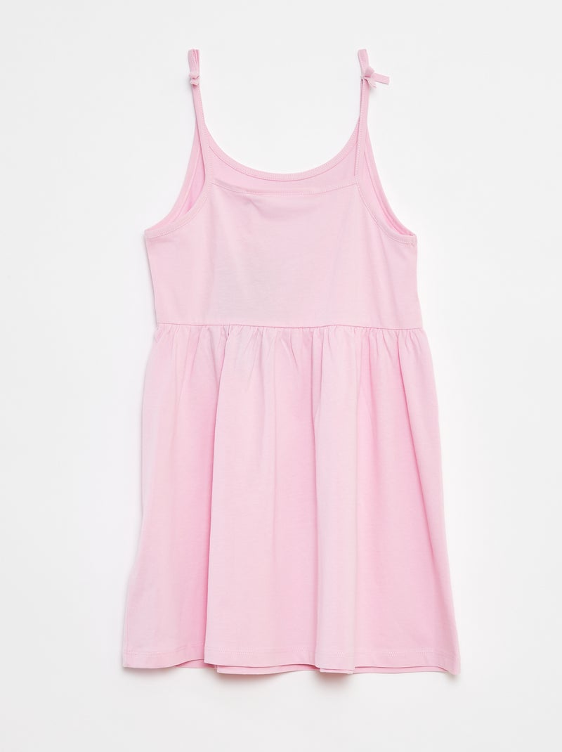 Robe à bretelles 'Stitch' 'Disney' Rose - Kiabi
