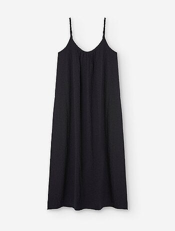 Robe à Bretelles Texturée