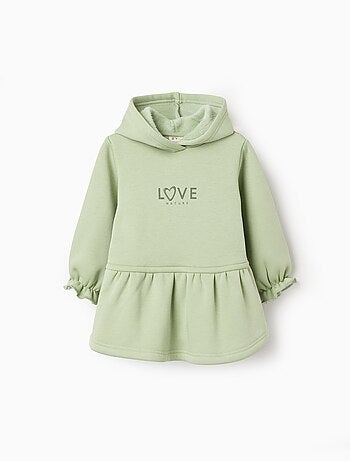 Robe à capuche avec doublure en peluche douce