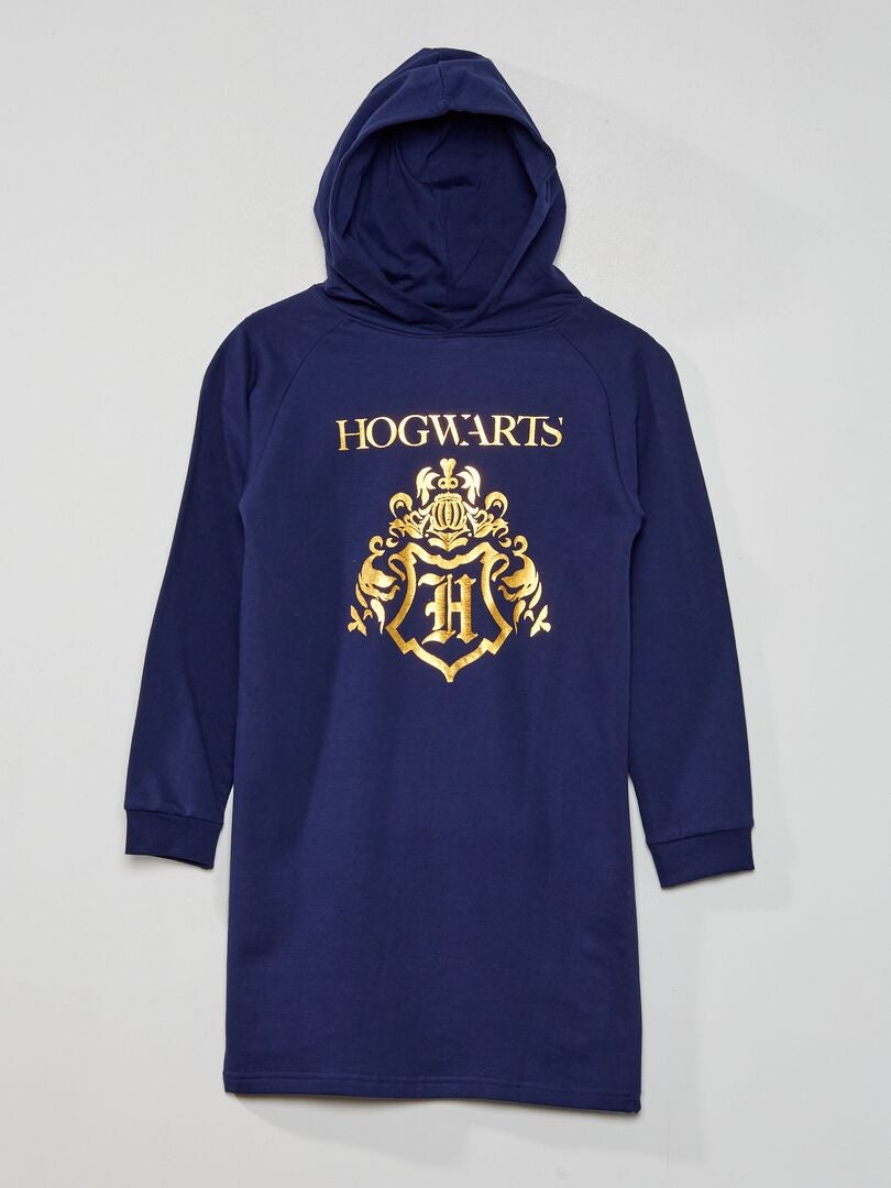 Robe à capuche 'Harry Potter' bleu marine - Kiabi