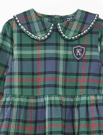 Robe à carreaux 'Kiabi & Catherine Painvin' en coton