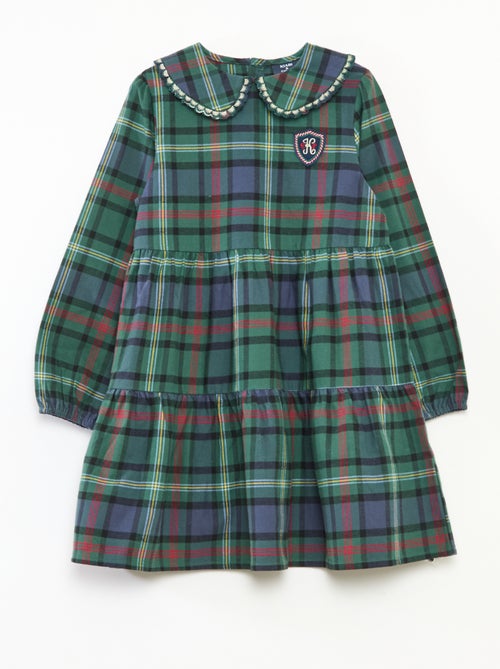 Robe à carreaux 'Kiabi x Catherine Painvin' en coton - Kiabi