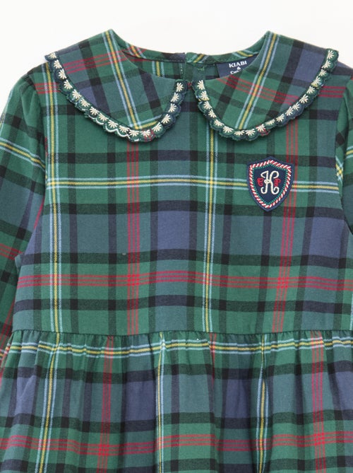 Robe à carreaux 'Kiabi x Catherine Painvin' en coton - Kiabi