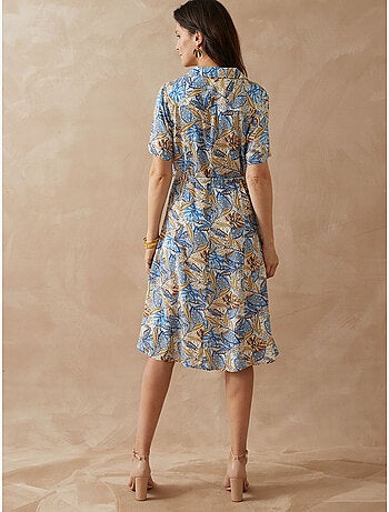 Robe à col tailleur