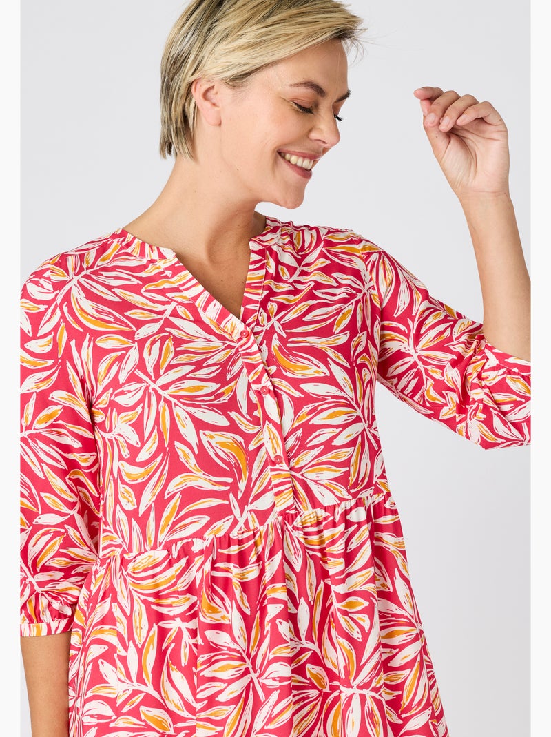 Robe à étages Climatyl - Damart Blanc - Kiabi