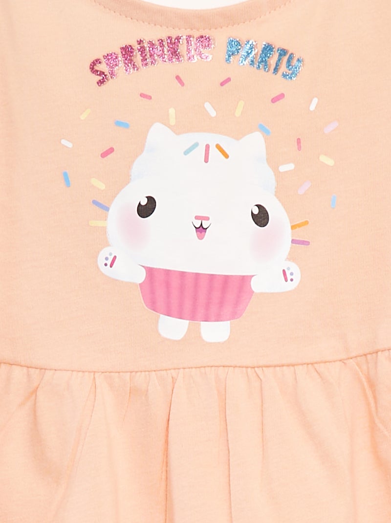 Robe à fines bretelles 'Gabby et la maison magique' ORANGE - Kiabi