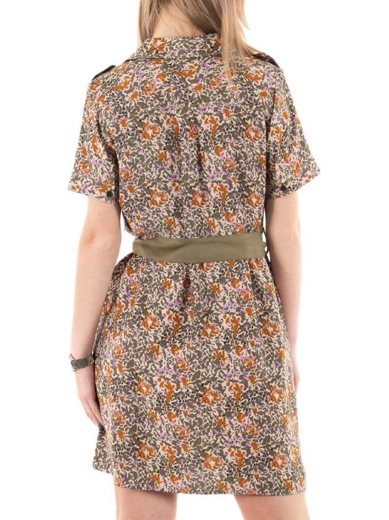 Robe à fleurs femme kaporal Vert kaki clair - Kiabi