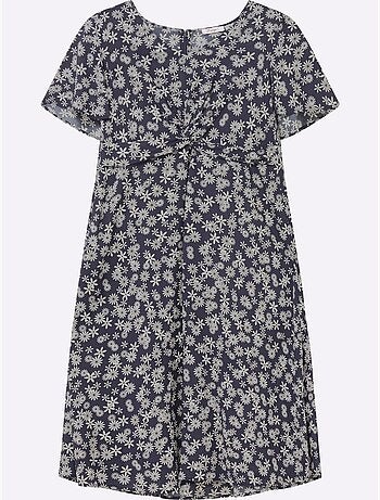 Robe à Fleurs Qualité Modal - Taille Standard - Sheego
