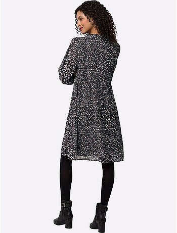 Robe à fleurs qualité tissée - taille standard - helline