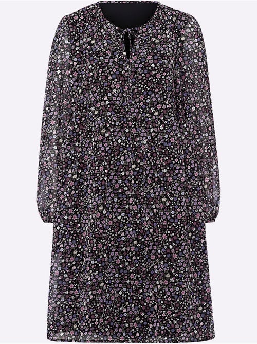 Robe à Fleurs Qualité Tissée - Taille Standard - Helline - Kiabi Robe à Fleurs Qualité Tissée - Taille Standard - Helline - Kiabi