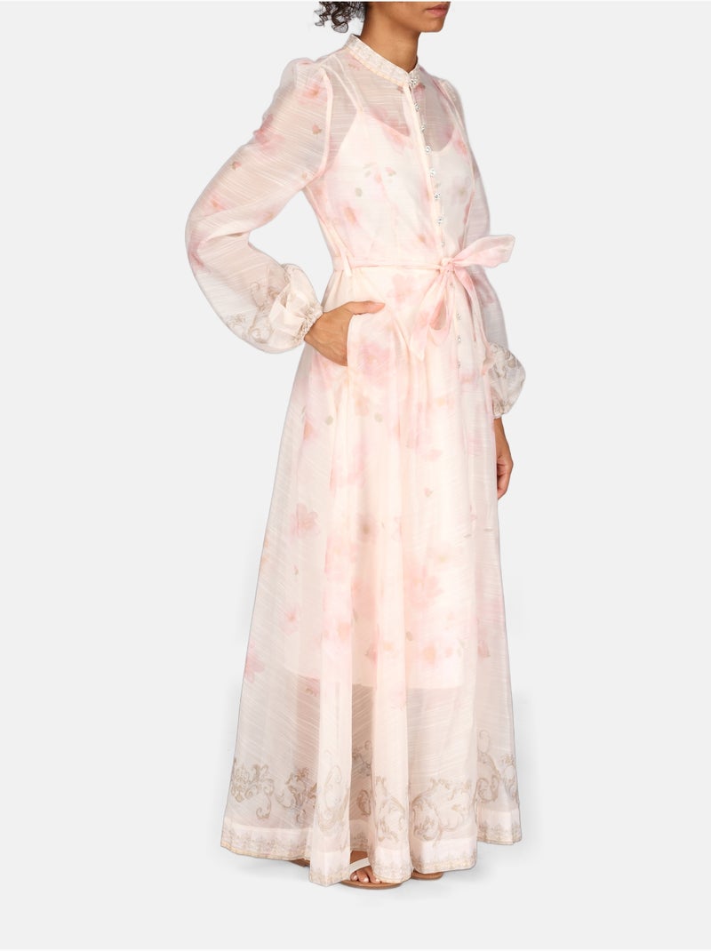 Robe à imprimés Crème - Kiabi