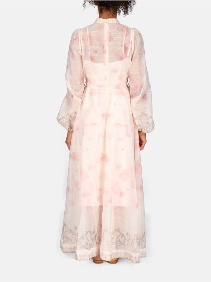 Robe à imprimés Crème - Kiabi